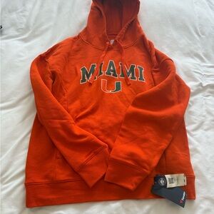 Fanatics Orange Miami Pullover Sweater
